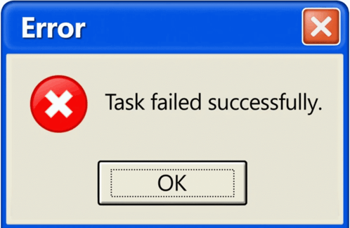 Task failed successfully